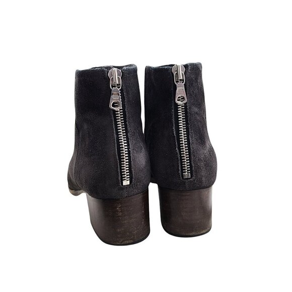 Rag & Bone Wesley Booties Asphlt Grey Suede EUR 8 US 7 - Picture 7 of 14